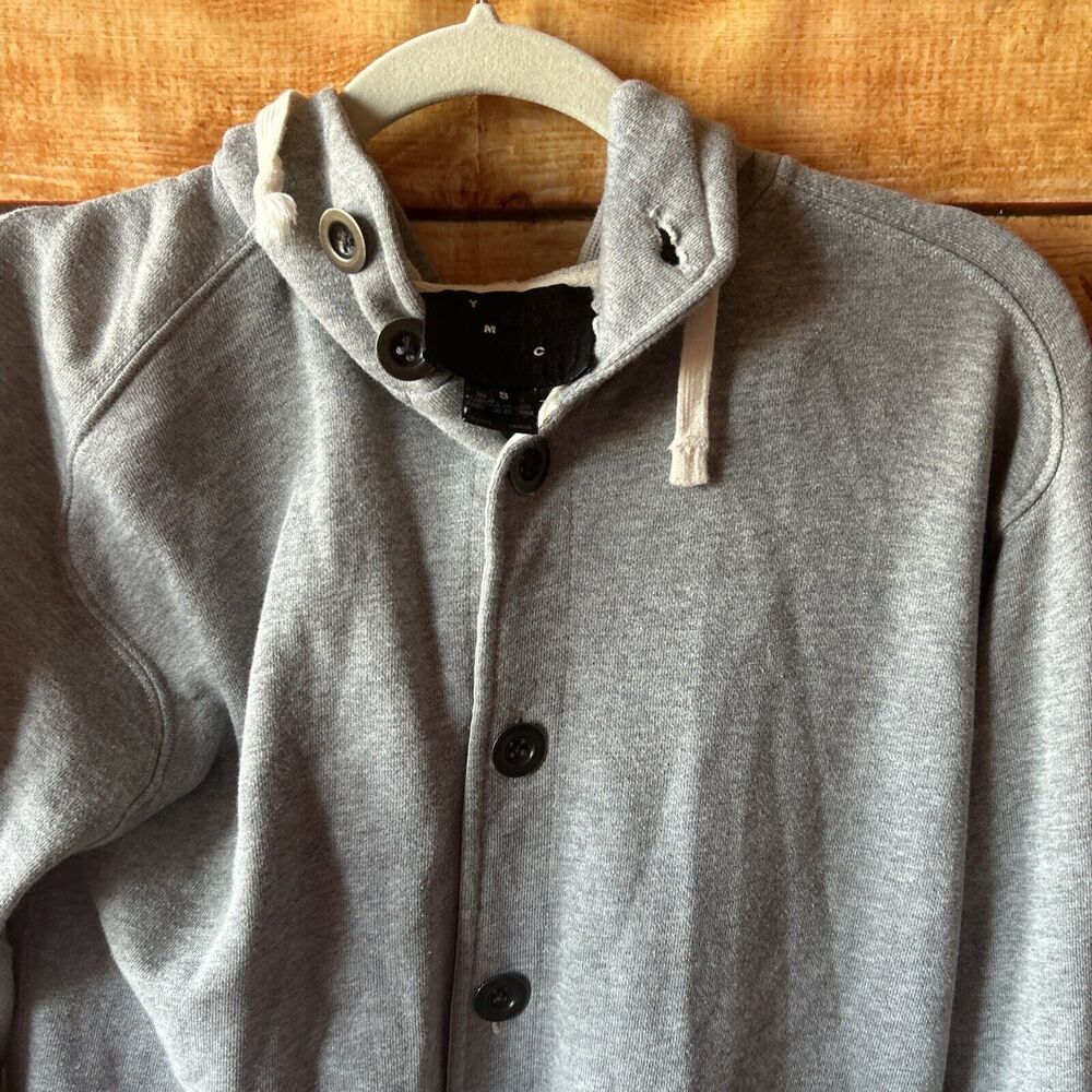 Ymc You Must Create Button Up Sweater With Hood S… - image 2